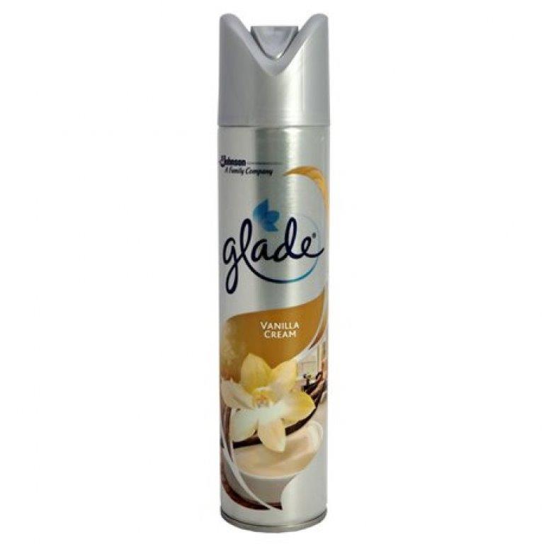 Glade Silver Air Freshener Vanilla Cream 300ml