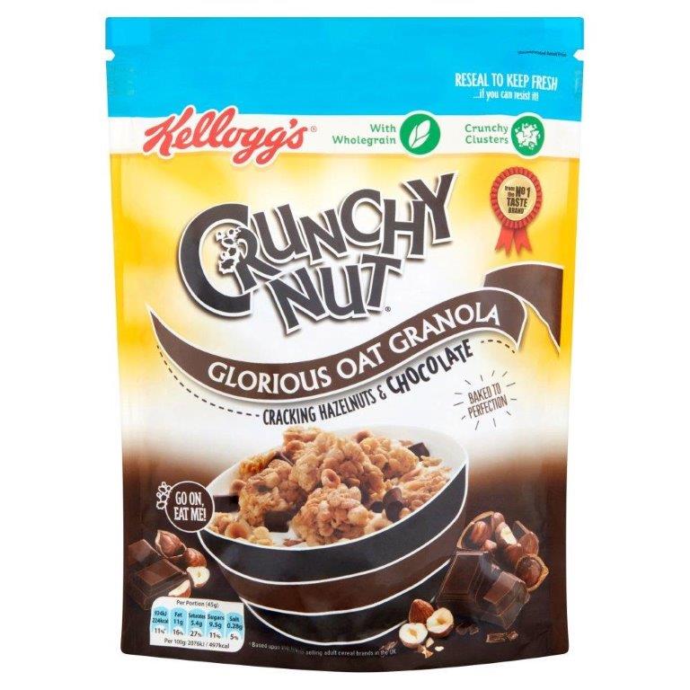DUPLICATE Kelloggs Crunchy Nut Granola Chocolate 380g PM £2.99