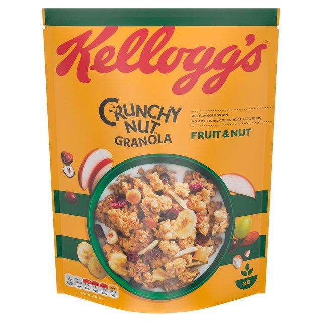 Kellogg's Crunchy Nut Bag Granola Fruit & Nut 380g