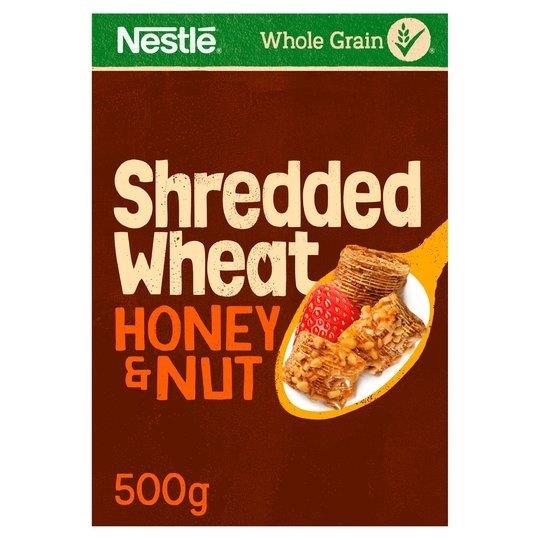 Nestle Shredded Wheat Honey & Nut 500g
