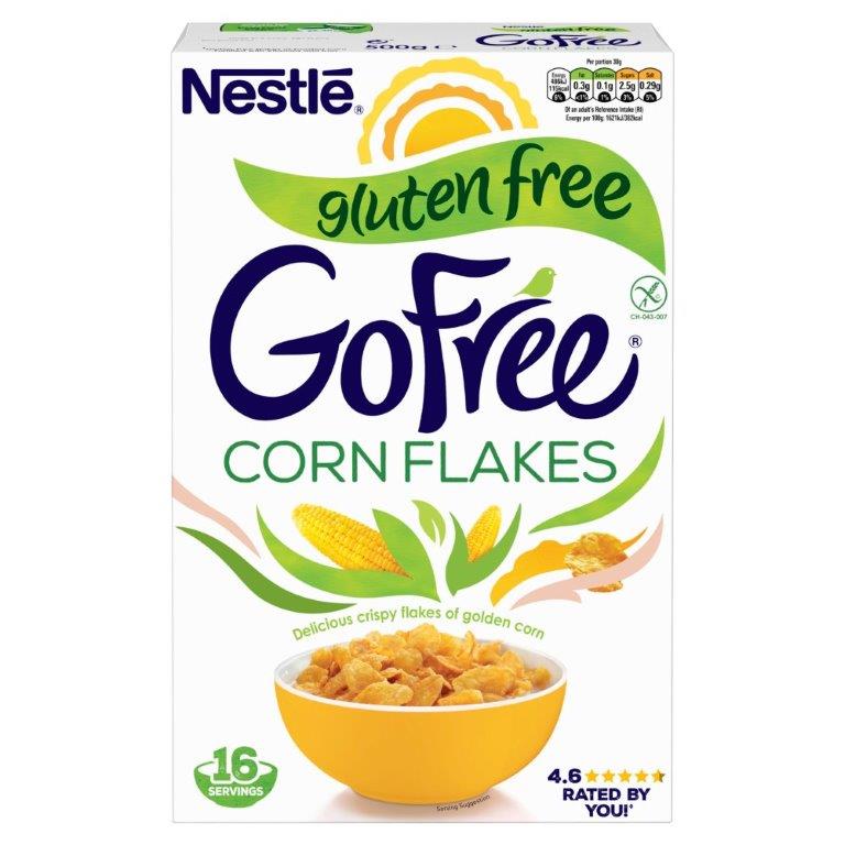 Nestle Gluten Free GoFree Corn Flakes 500g