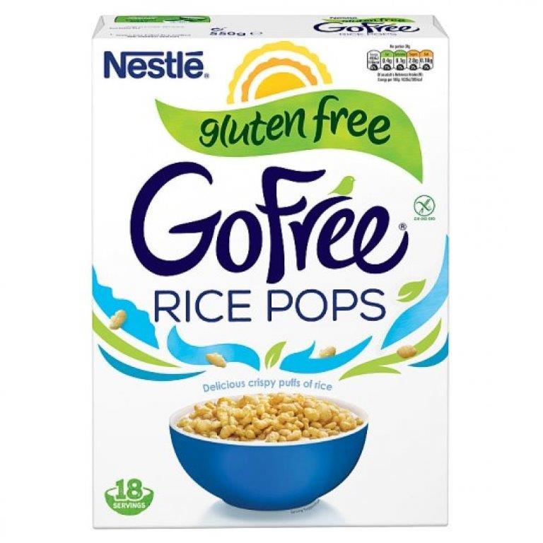 Nestle Gluten Free GoFree Rice Pops 550g