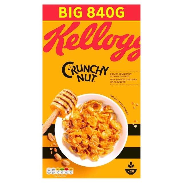 Kelloggs Crunchynut Cornflakes 840g