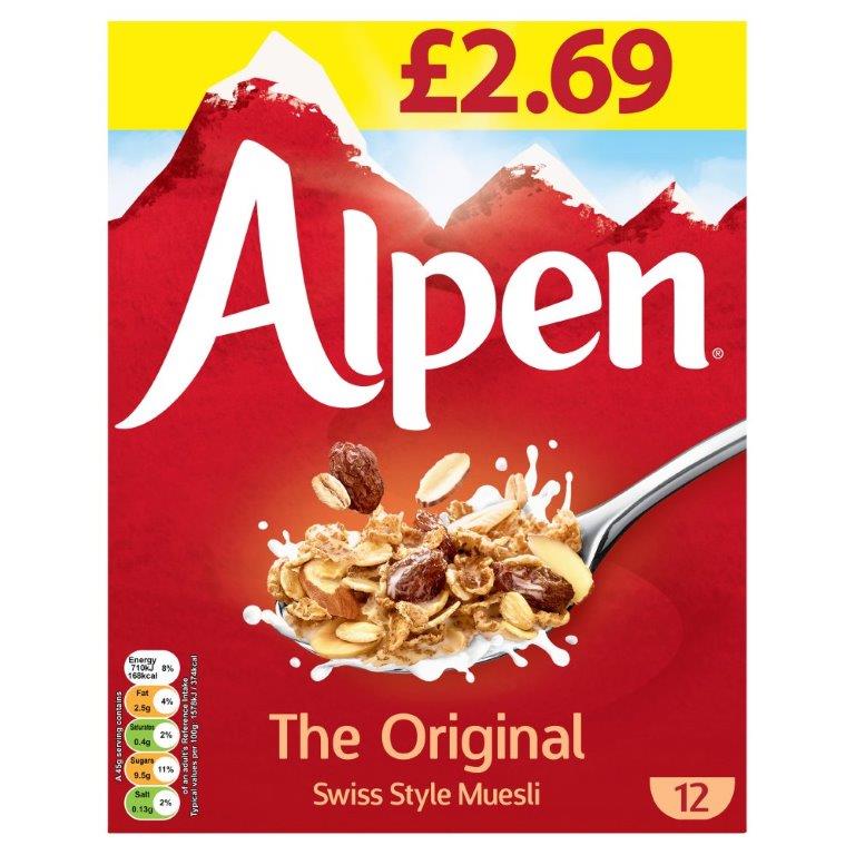 Alpen Original 550g PM £2.69