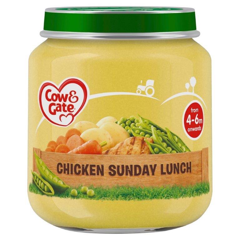 Cow & Gate (4 - 6 Months) Chicken Sunday Lunch Jar 125g