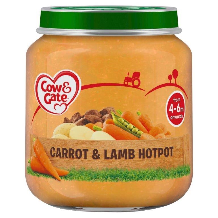 Cow & Gate (4 - 6 Months) Carrot & Lamb Hotpot Jar 125g