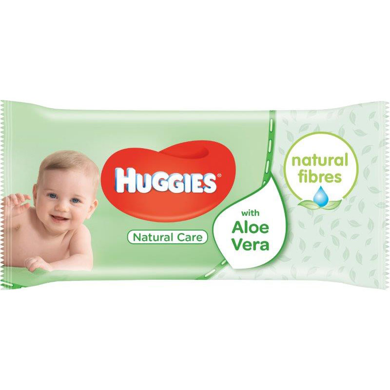 Huggies Wipes Natural Care 56s (Arabic)