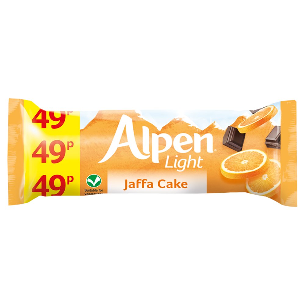 Alpen Bar Std Alpen Light Jaffa Cake 19g PM 49p