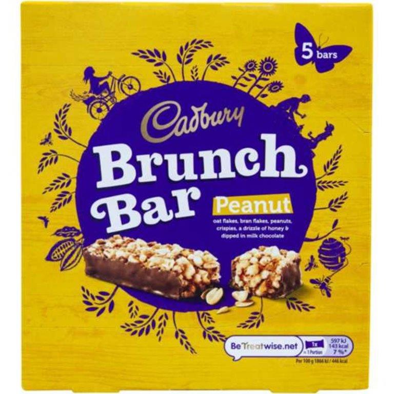 Cadbury Brunch Bar Peanut 5pk 160g (5 x 160g)