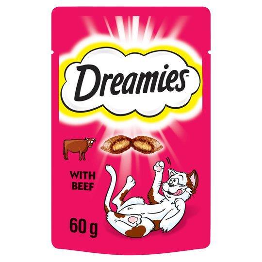 Dreamies Cat Treats With Beef 60g
