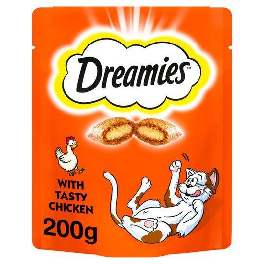 Dreamies Cat Treats With Chicken Mega Pack 200g