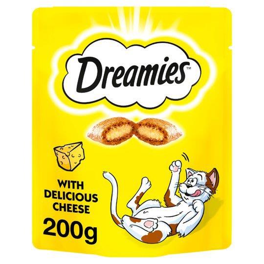 Dreamies Cat Treats With Cheese Mega Pack 200g