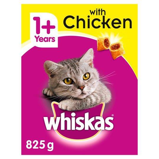 Whiskas 1+ Cat Food Complete Dry With Chicken 340g