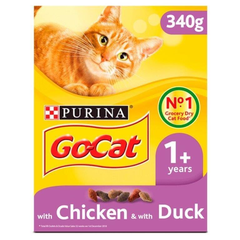 Go-Cat Chicken&Duck 6X340G 340g