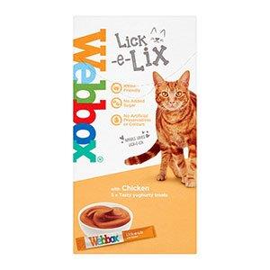 Webbox Cat Lick e Lix Yoghurt Chicken 5's (5 x 15g)