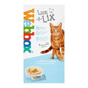 Webbox Cat Lick e Lix Cream Milk & Yoghurt 5's (7 x 10g)