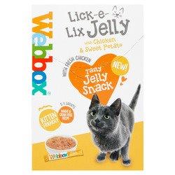 Webbox Cat Lick e Lix Jelly Chicken & Sweet Potato 5s (5 x 50g)
