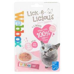 Webbox Cat Lick e Licious Salmon Fillet 4s (4 x 20g)