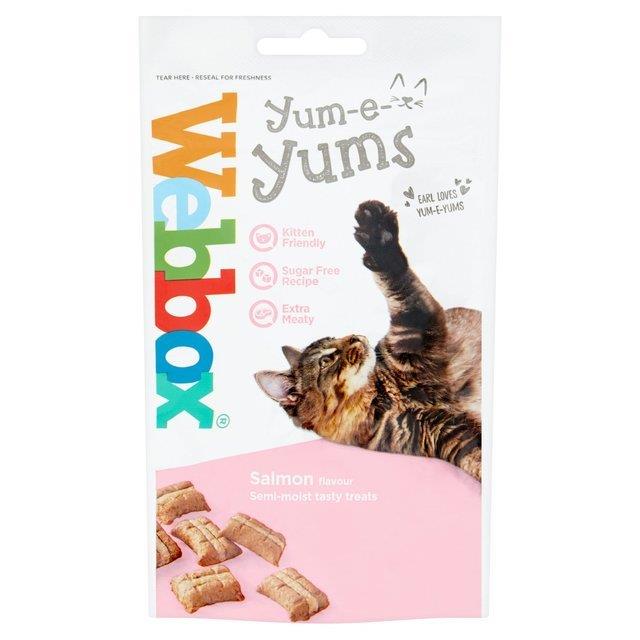 Webbox Cat Yum-e-Yums Salmon Treats 40g