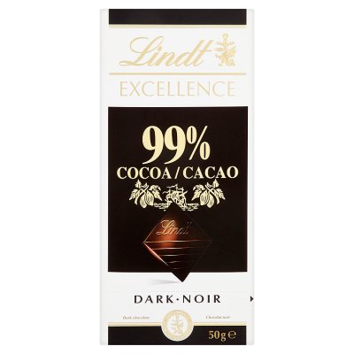Lindt Excellence Dark 99% 50g