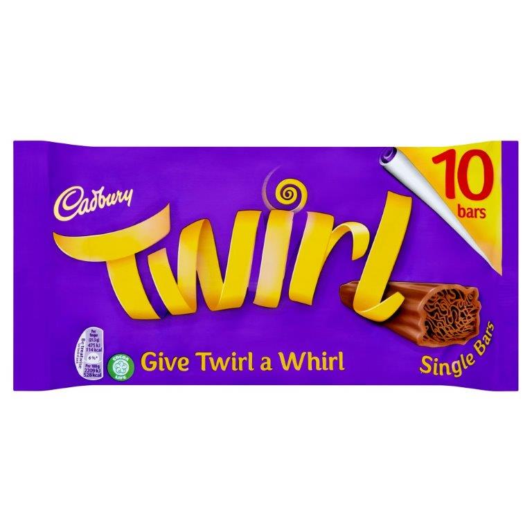 Cadbury Twirl 10pk (10 x 21.5g) 215g