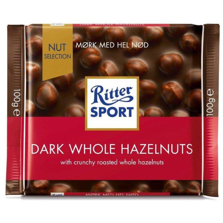 Ritter Sport Nut Perfect Dark Whole Hazelnut 100g (B)