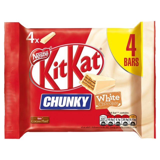 Kit Kat Chunky White 4pk (4 x 40g)