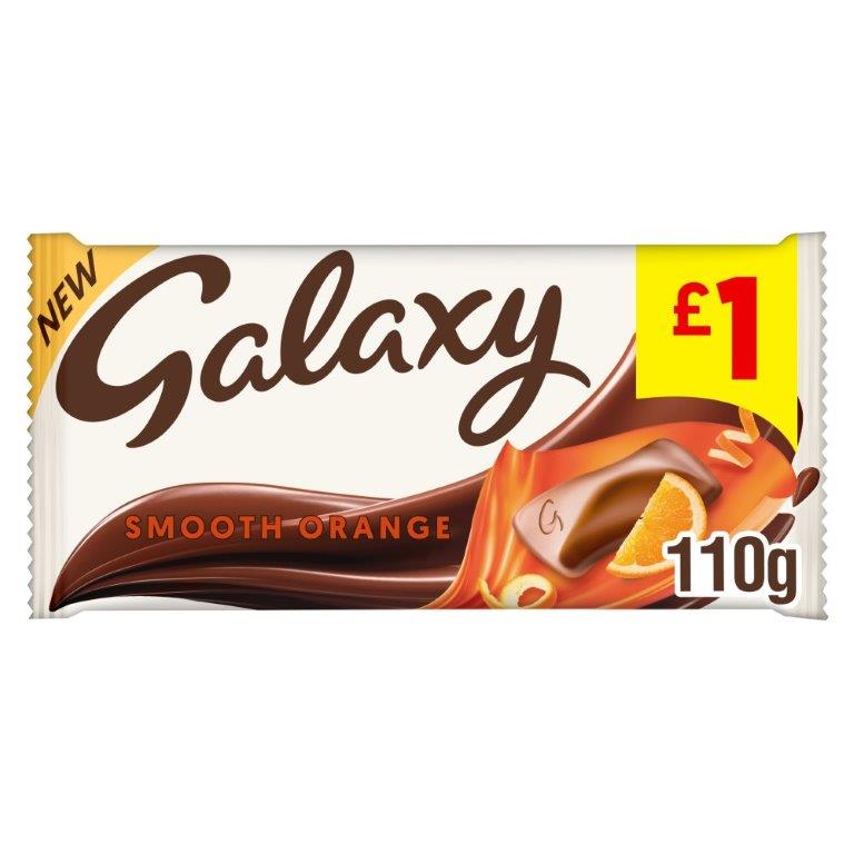 Galaxy Block Orange 110g PM £1 NEW