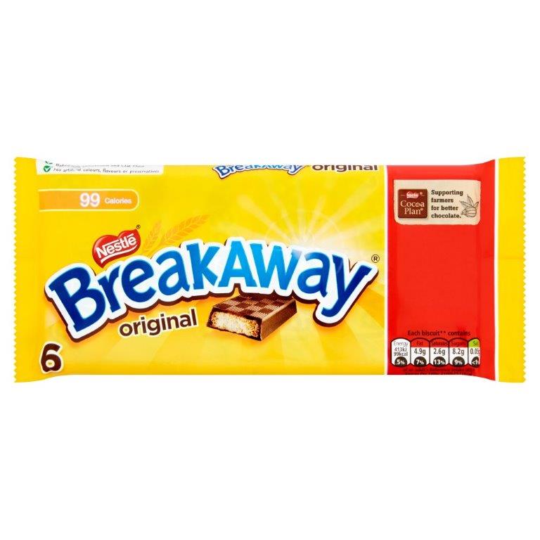 Breakaway 6pk (6 x 19.1g) PM £1 114.6g