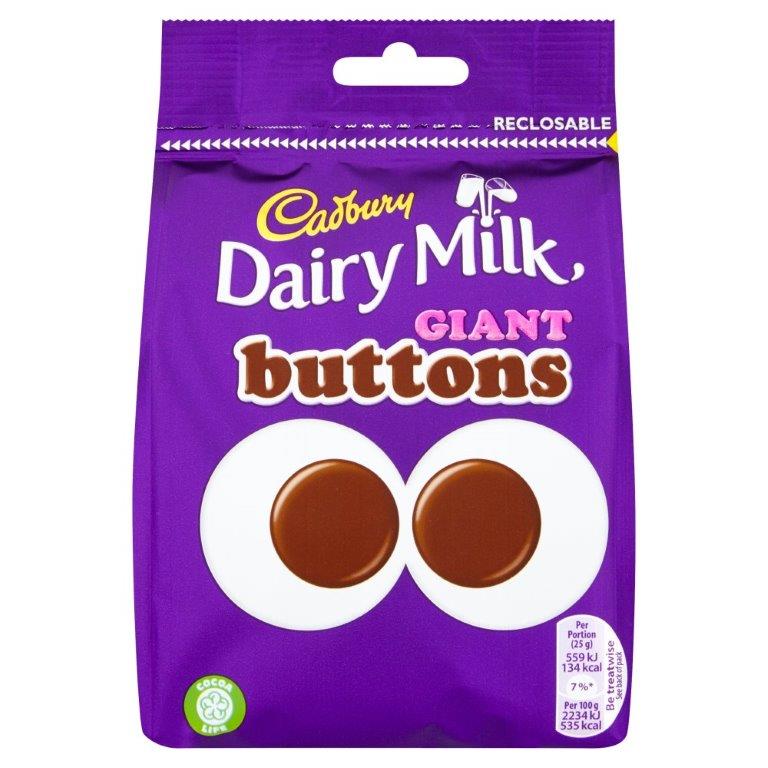 Cadbury Large Bag Giant Buttons 119g