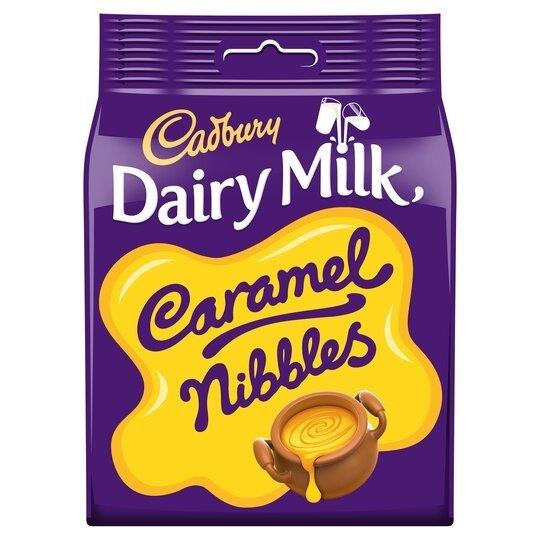 Cadbury Large Bag Caramel Nibbles 120g