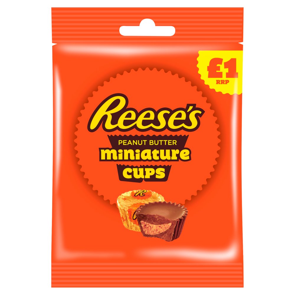 Reeses Peanut Butter Cups Miniatures Bag 70g PM £1