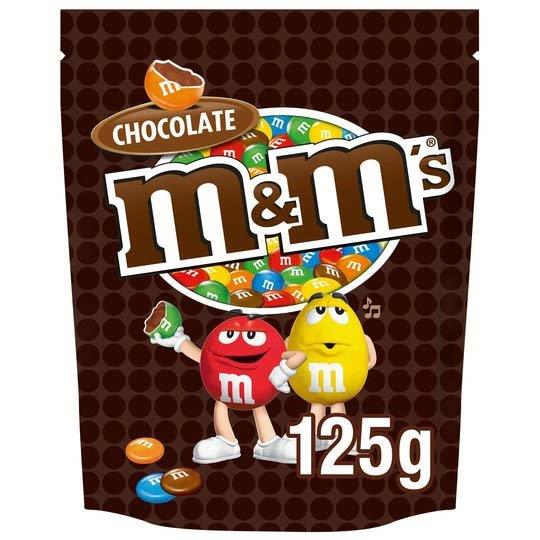 M&Ms Large Pouch Chocolate 125g