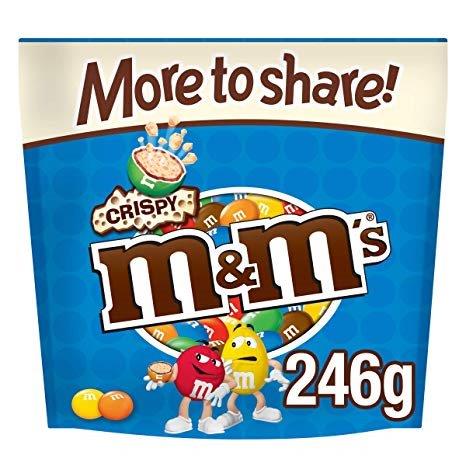 M&Ms More To Share Pouch Crispy 246g