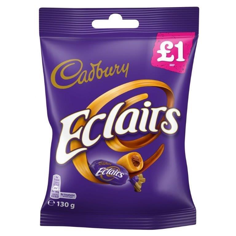 Cadbury Eclairs Bag 130g PM £1