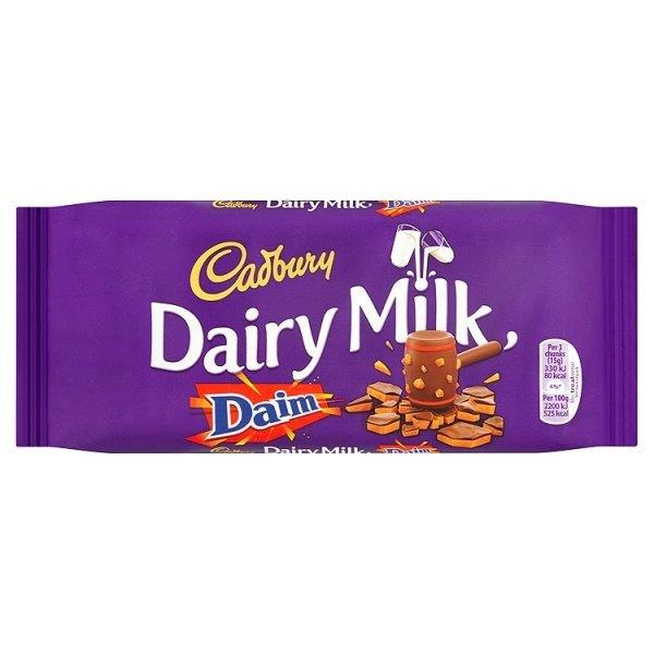 Cadbury Dairy Milk Daim Block 120g