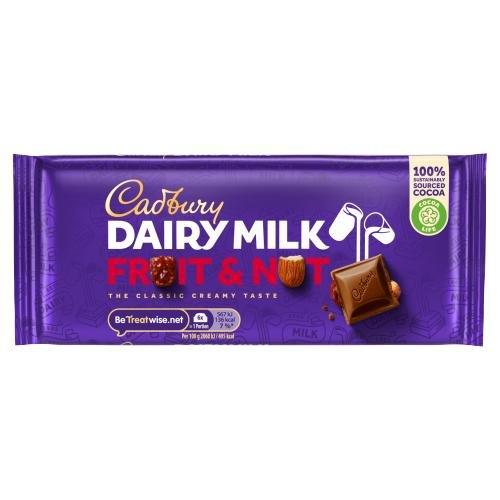 Cadbury Dairy Milk Fruit & Nut Block 110g