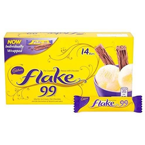 Flake 99 Box 144 Bars (For Ice Cream/Cooking)