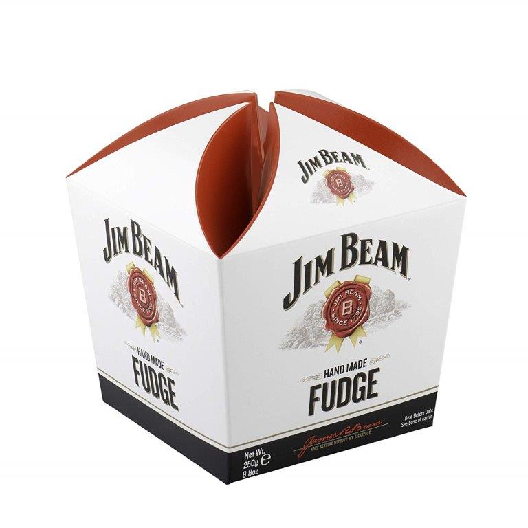 Jim Beam Whiskey Fudge Carton 250g (Contains Alcohol)