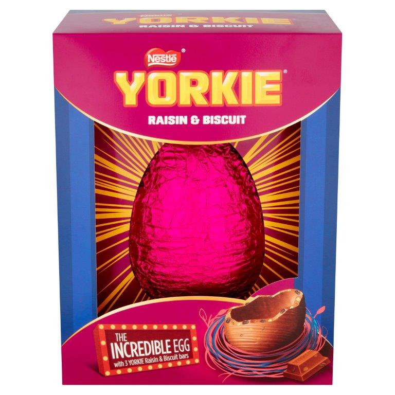 Yorkie Raisin & Biscuit Giant Egg 522g