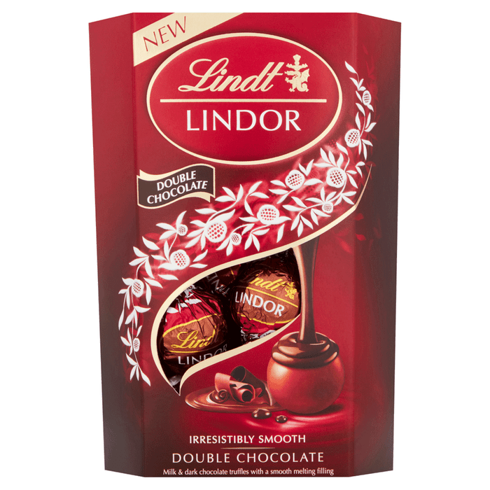 Lindt Lindor Cornet Double Chocolate 200g