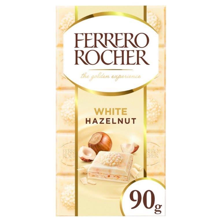 Fererro Rocher White Chocolate Tablet 90g