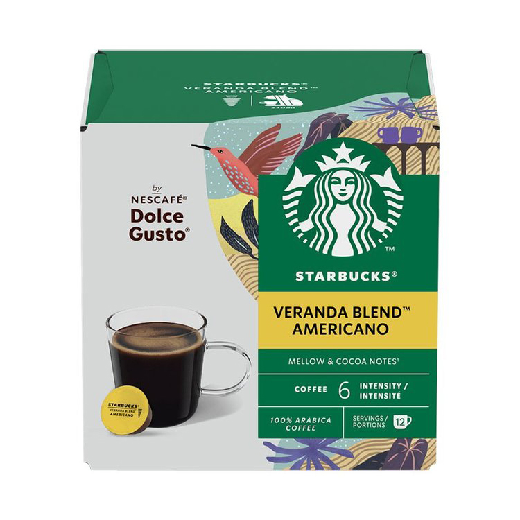 Starbucks Dolce Gusto Veranda Blend Americano 12s 102g