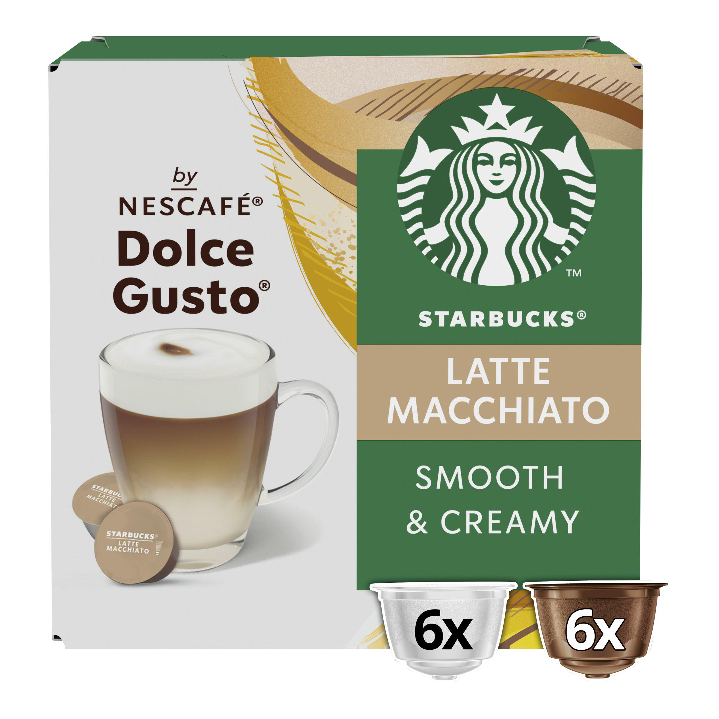 Starbucks Dolce Gusto Latte Macchiato 6 + 6s 129g