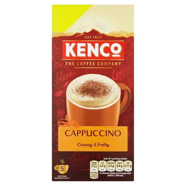Kenco Sachets Instant Cappuccino 5's PM £1.60