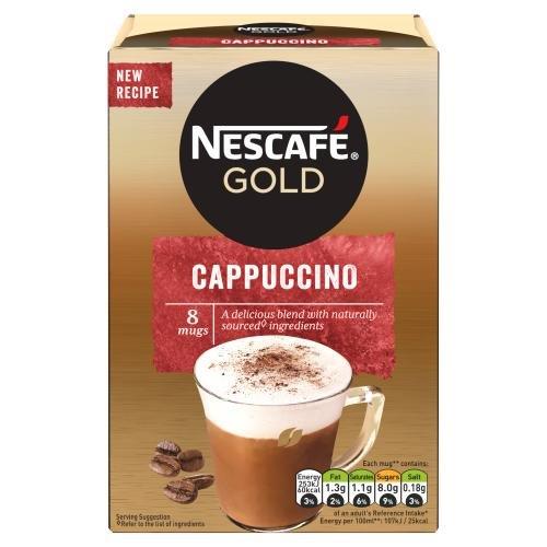 Nescafe Sachets Gold Cappuccino 8s (8 x 15.5g)