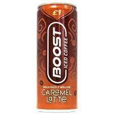 Boost Coffee Caramel Latte 250ml PM £1 NEW