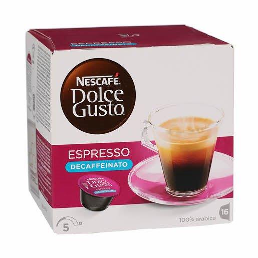 Nescafe Dolce Gusto Espresso Decaf Blue 16's 96g NEW