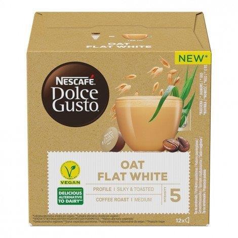 Nescafe Dolce Gusto Flat White Oat 12's 130.8g NEW