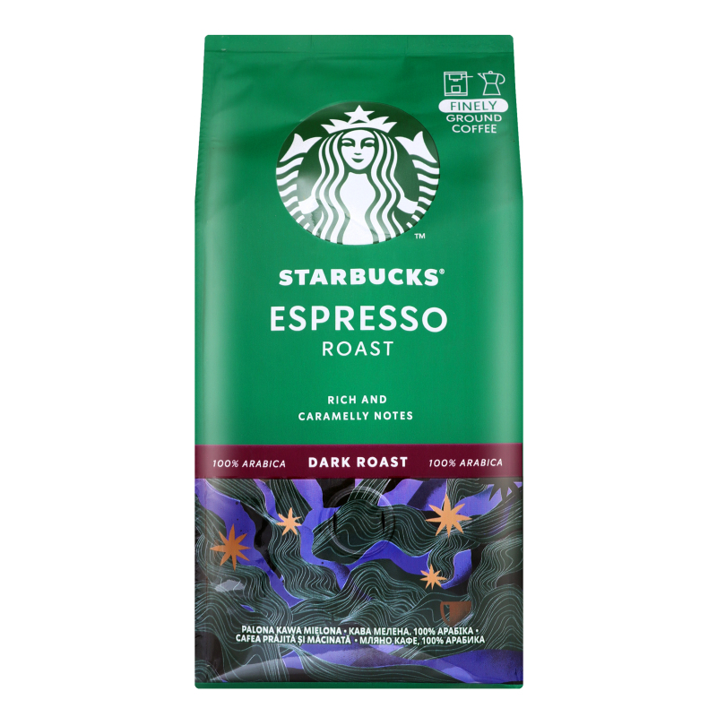 Starbucks Ground Dark Espresso Roast 200g#
